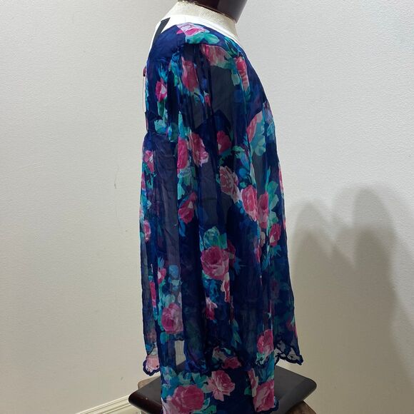 Jessica Simpson Blue Blossom Floral Blouse
Size 3X NWT - Picture 4 of 8